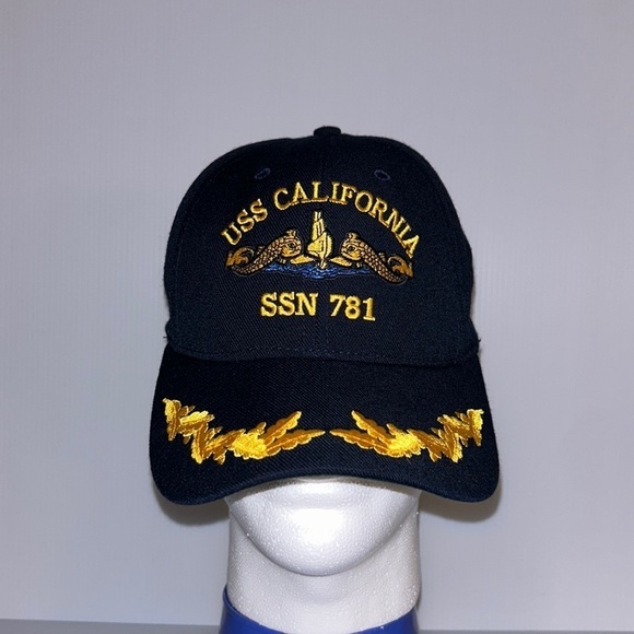The Corps USS California SSN 781 Dark Blue Baseball‎ Cap One Size (adjustable) - Picture 1 of 6